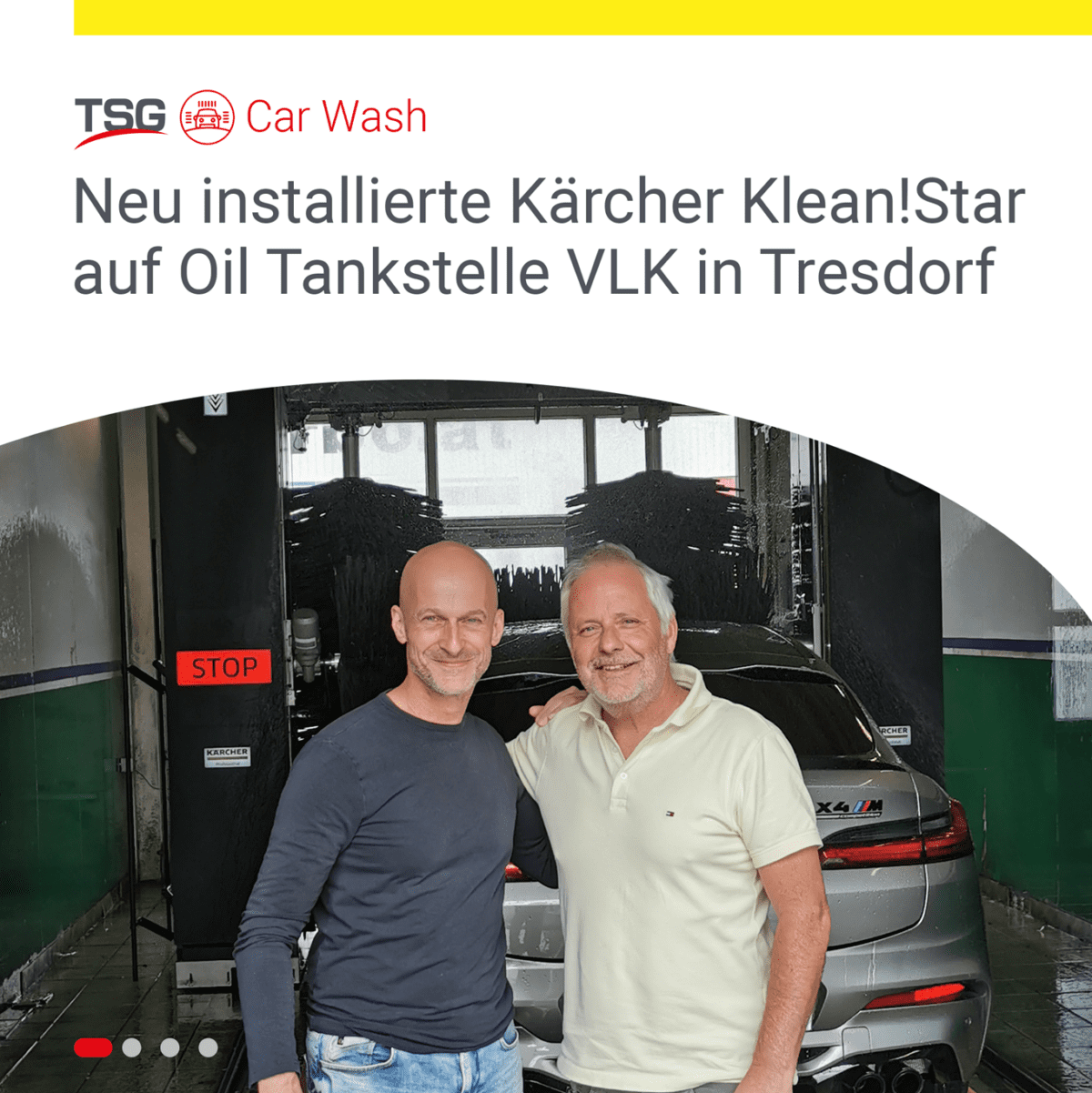 Waschanlage Oil Tankstelle Tresdorf Waschanlage TSG Car Wash Austria GmbH
