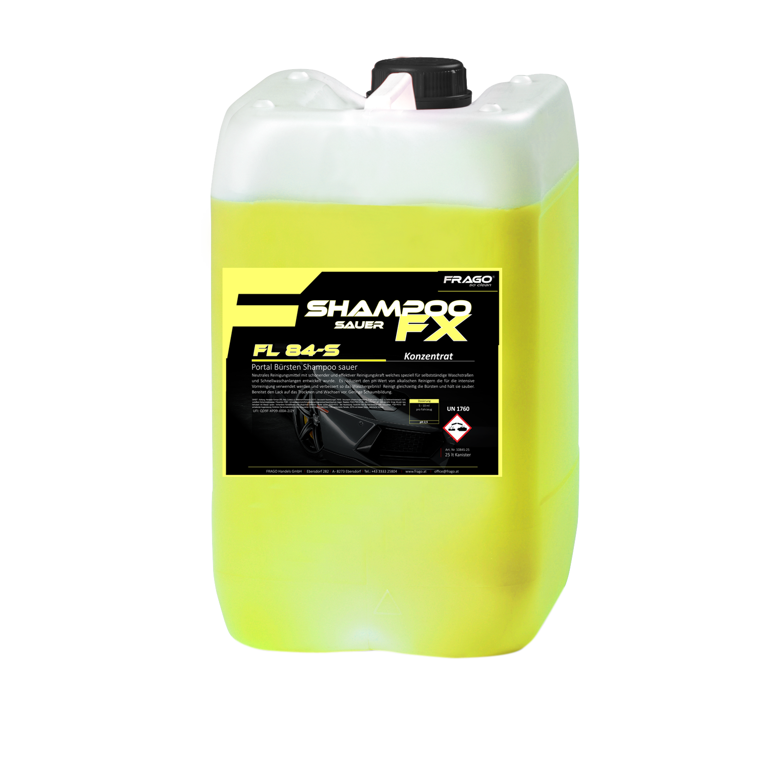 FL 84S FX Shampoo Sauer - Konzentrat 25kg 1 FL 84S FX Shampoo Sauer - Konzentrat 25kg